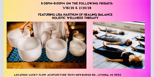 Sound Bath Yoga Nidra Reiki Meditation w\/ optional Acupuncture