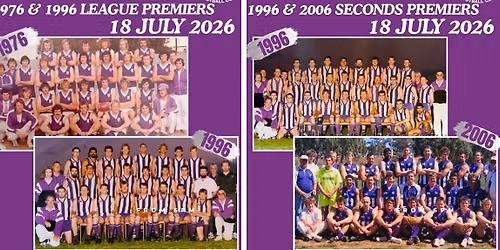 Reunion Time! 1976 League, 1996 League & Seconds, 2006 Seconds!