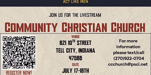 1613 Men's Conference
