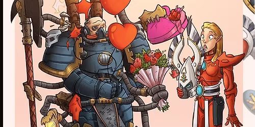 Warhammer Painting Competition Valentine theme! Heart-break or Heart Race. ,