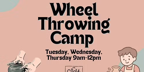Kids Wheel Pottery Summer Camp 