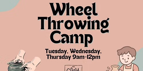 Kids Wheel Pottery Summer Camp 