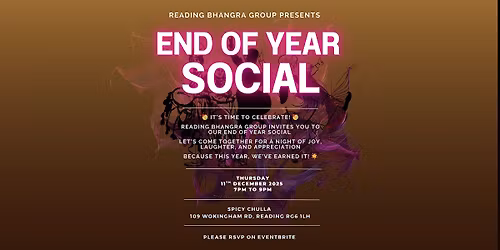End of Year Social