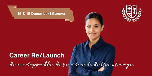 Career Re\/Launch: in-person in Geneva