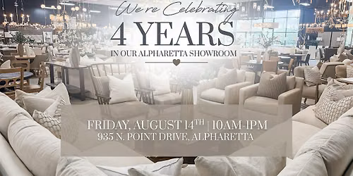 "4 Years in Alpharetta" Anniversary Celebration Event