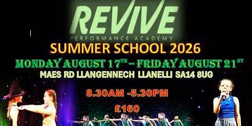 Revive Performance Academy - summer school