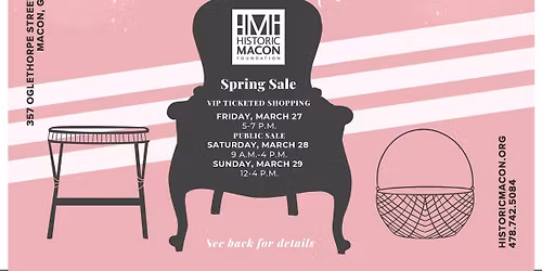 Historic Macon spring Flea Market