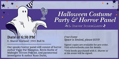 Halloween Costume Party & Horror Panel