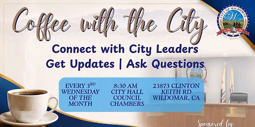 Coffee with the City - September 2026