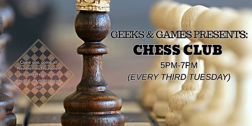 Chess Club Tuesday