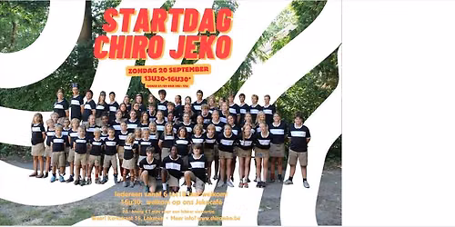 Startdag + Jeko Caf\u00e9!