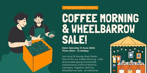 Coffee Morning & Wheelbarrow Sale