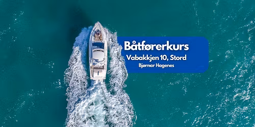 [Fullt] !\ufe0fB\u00e5tf\u00f8rerkurs m\/eksamen - Sunnhordland Trafikkoppl\u00e6ring Stord