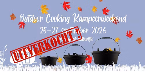 Outdoor Cooking Kampeerweekend 2026