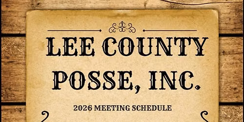 General Meeting - All Welcome