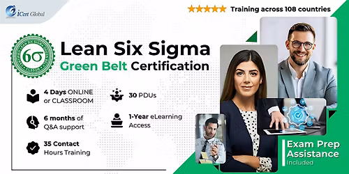 Sigma Green Belt Certification Bootcamp in Augusta, ME