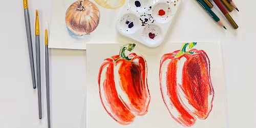 Watercolor Fruits and Vegetables
