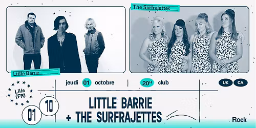 Little Barrie + The Surfrajettes \u2219 L'A\u00e9ronef | Club