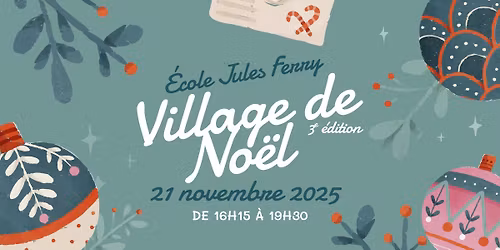 Village de No\u00ebl - \u00c9cole Jules Ferry de Marly