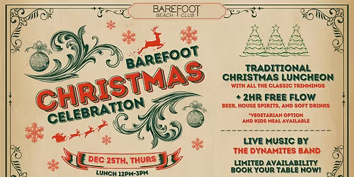 Christmas Day at Barefoot Beach Club \ud83c\udf84