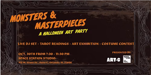 Monsters & Masterpieces: A Halloween Art Party