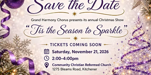 Tis the Season to Sparkle - November 21, 2026