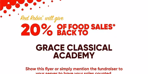 Red Robin GCA Fundraiser!