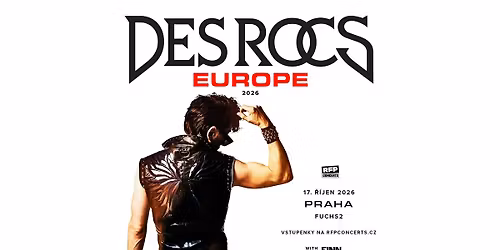 Des Rocs (US) + Special Guest: Finn Forster - PRAGUE