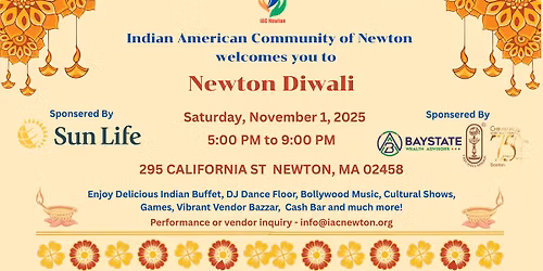 Newton Diwali Celebration