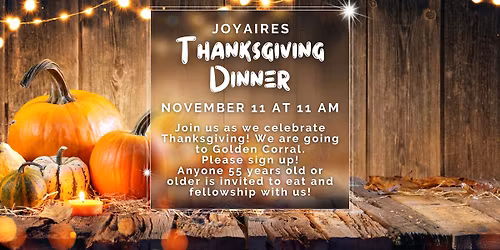 Joyaires Thanksgiving