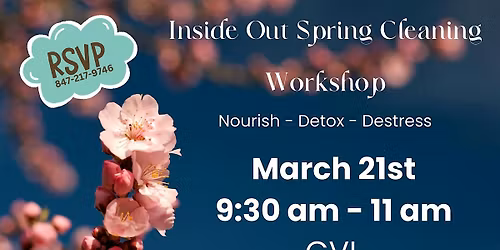 Inside Out Spring Cleaning Workshop