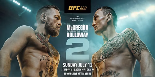 UFC 329 McGregor vs Holloway 