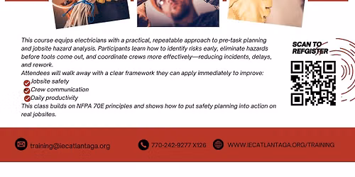 Conducting Pre-Planning & Jobsite Safety Analysis