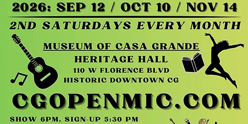 Open Mic! All Arts Stage
