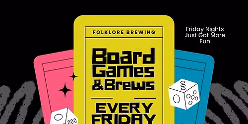 Board Game Night at Folklore Brewing Enterprise