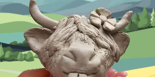Highland Cow Pottery workshop at Lincoln Antiques Centre