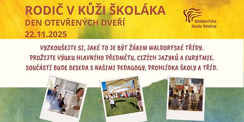 Den otev\u0159en\u00fdch dve\u0159\u00ed: Rodi\u010d v k\u016f\u017ei \u0161kol\u00e1ka