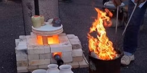 Raku Firing and Pottery Sale - Come shop and watch!