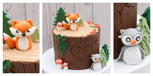 Woodland cake decorating class