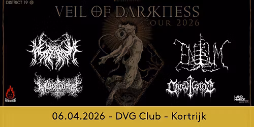 Veil of Darkness Tour 2026 @ DVG Club, Kortrijk