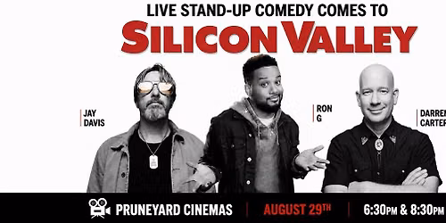 \ud83c\udfa4 LIVE COMEDY RETURNS TO PRUNEYARD CINEMAS \ud83c\udfa4