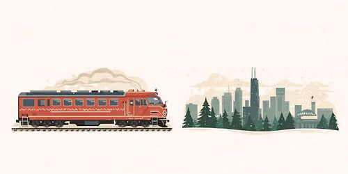Over Night Train Trip to Chicago for the Holidays