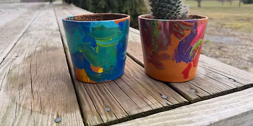 Paint a Clay Pot for Mom