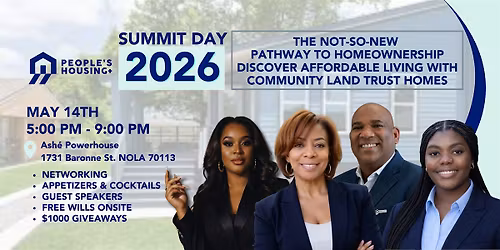 PH+ 3rd Housing Summit, "The Not-So-New Pathway to Affordable Homeownership