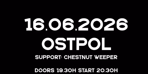 Laura Krieg (CAN) Support: Chestnut Weeper \/Ostpol \/ Biergarten w\/ S.Y.N.T.H.E.T.I.C S.I.G.N.A.L.S