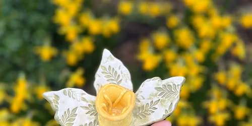 Clay handbuilding - Daffodils