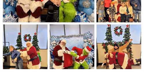 Free Photos With Santa & the Grinch