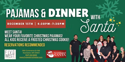 Pajamas & Dinner with Santa