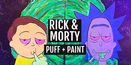 Rick & Morty Puff and Paint