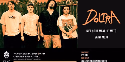 Doltra | November 14 at O'Hares Bar & Grill